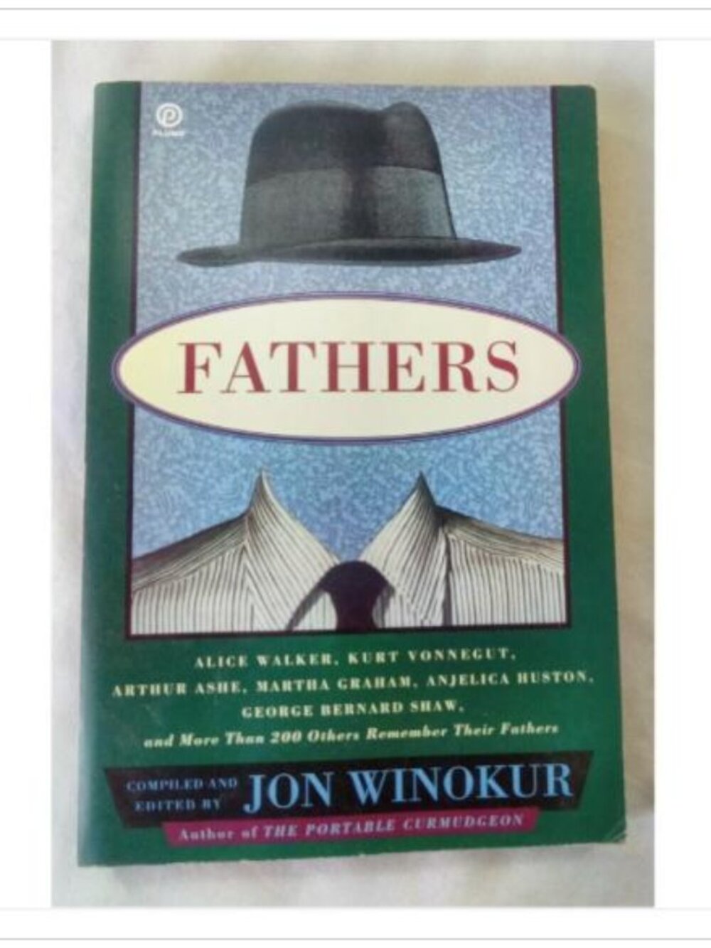 Fathers Jon Winokur 1993 First Plume Printing Paperback Book Vintage Novel Read